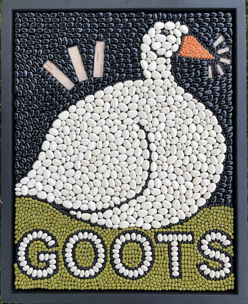 [Gayle Deutsch GOOTS x Untitled Goose Game
(Internet Meme x Video Game) image]